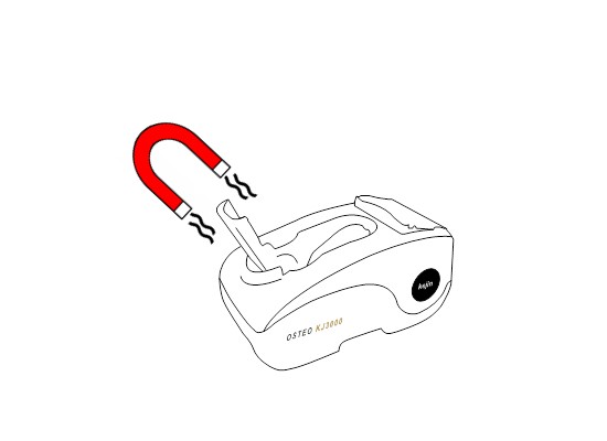 骨密度儀經顱多普勒注意強磁場示意圖